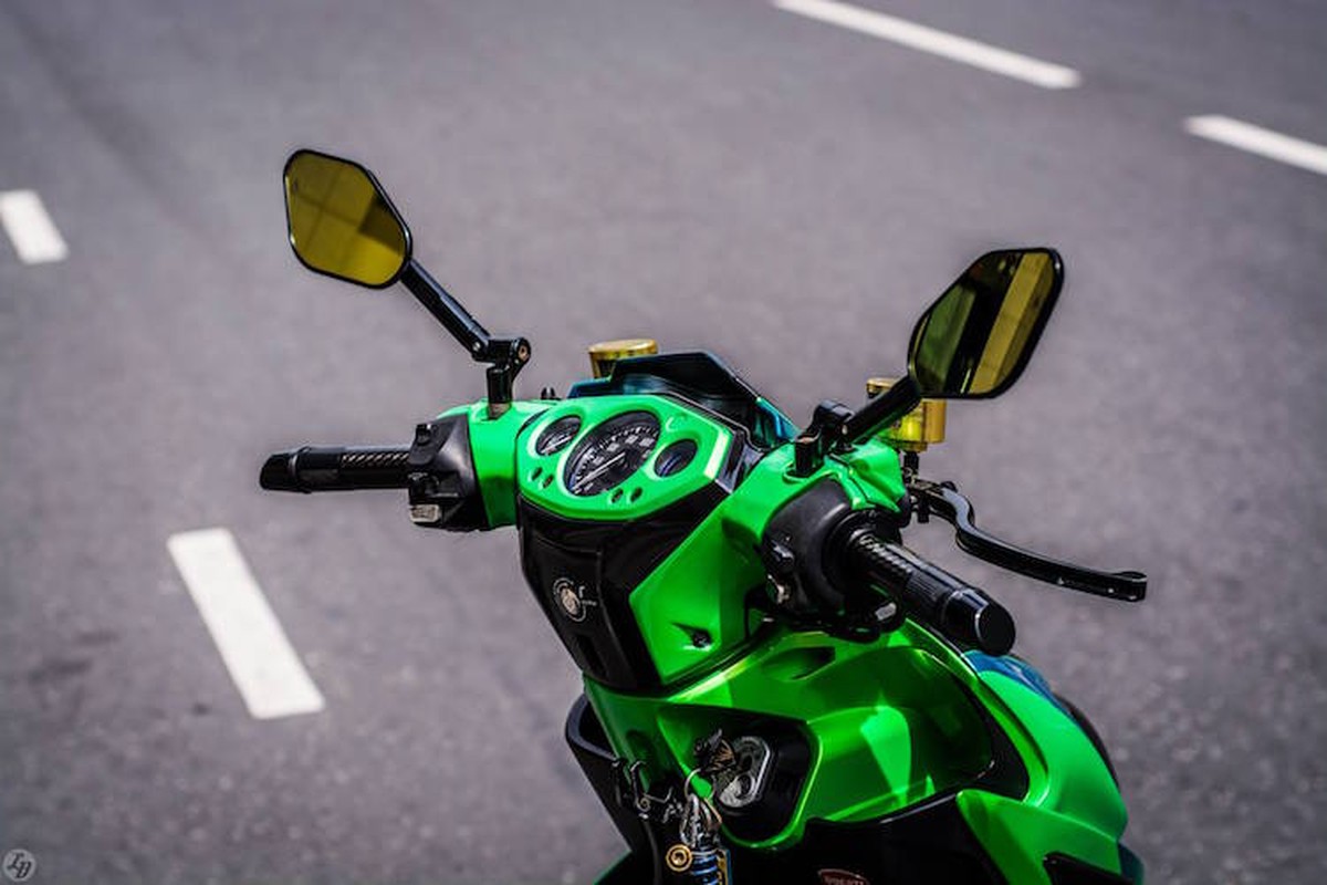 Ngam scooter Yamaha Nouvo LX son airbrush “khong dung hang“-Hinh-8